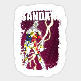 Sandata On Rooftop Raining Sticker